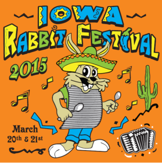 Iowa Rabbit Festival, Iowa LA, March 20th and 21st 2015 Left at the Fork