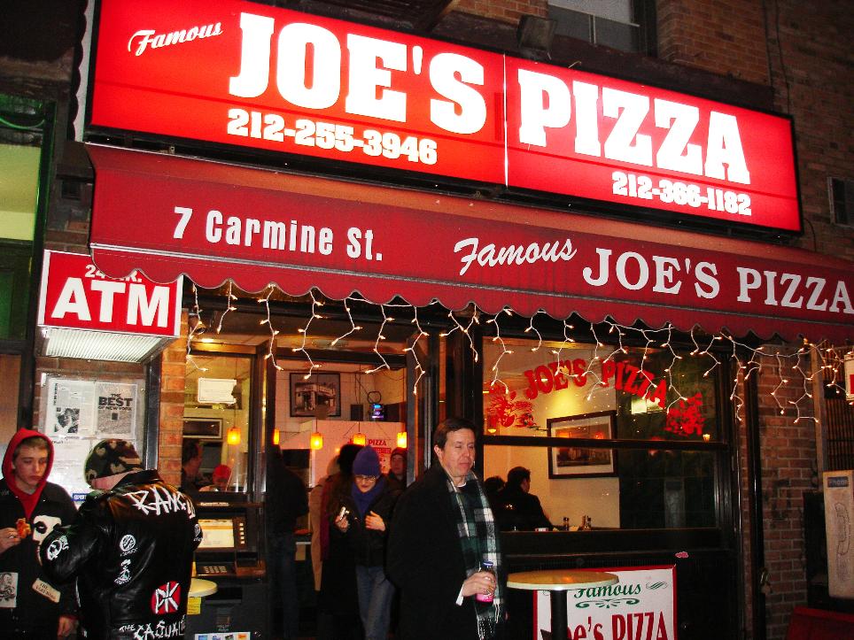 Joe’s Pizza, New York NY Left at the Fork