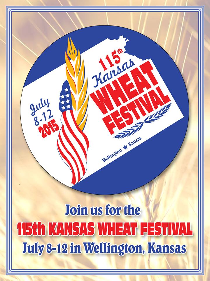 Kansas Wheat Festival, Wellington KS, July 8th through 12th 2015 Left