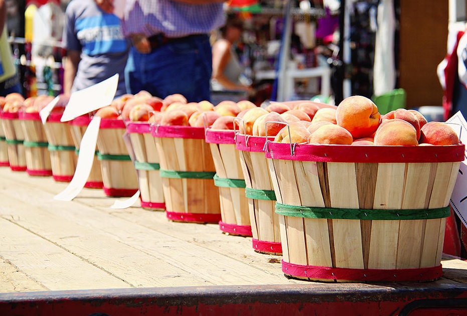 Porter Peach Festival, Porter OK, July 16th through 18th 2015 Left at